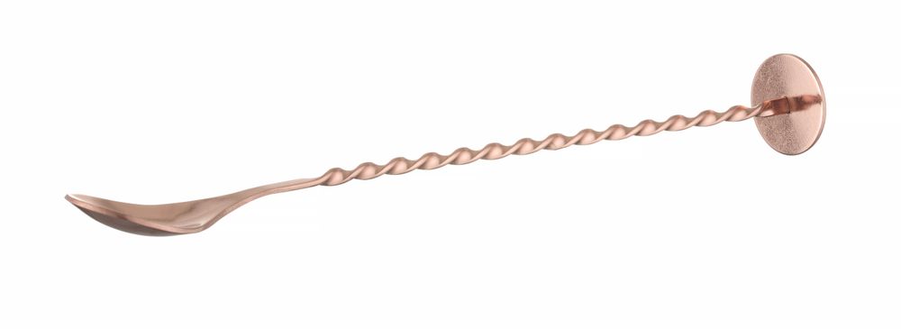 Cuillère à cocktail avec pilon - BarUp - Cuivre - 280x35mm