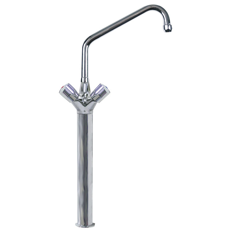 Mélangeur HP monobloc Ø25mm, longueur 200mm sur colonne 300mm