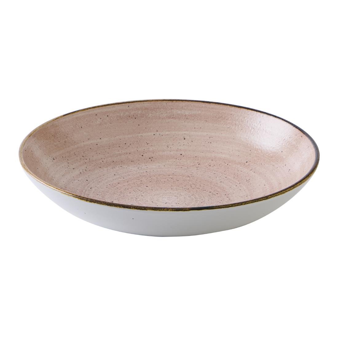Churchill Stonecast Raw Terracotta Evolve Coupe Bowl 248mm (12 Stück)
