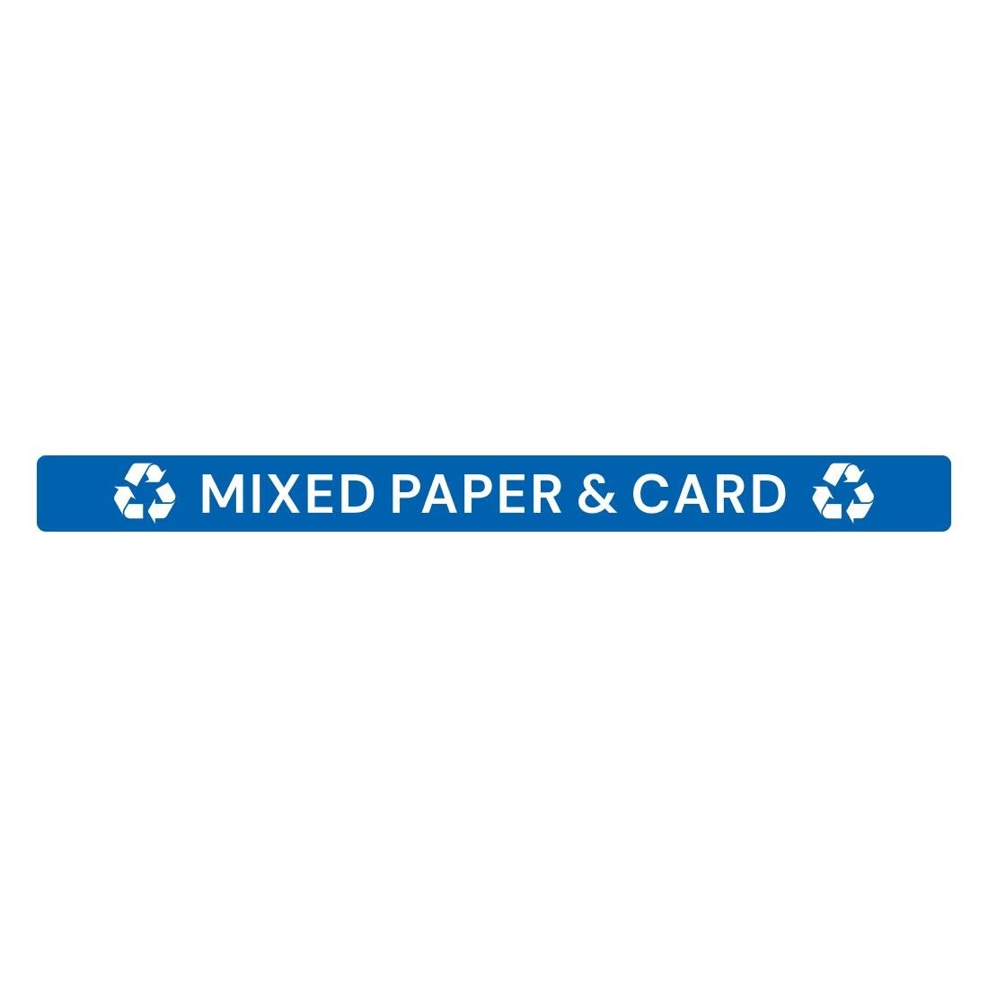 Étiquette adhésive de couvercle de poubelle Jantex Slim papier et carton
