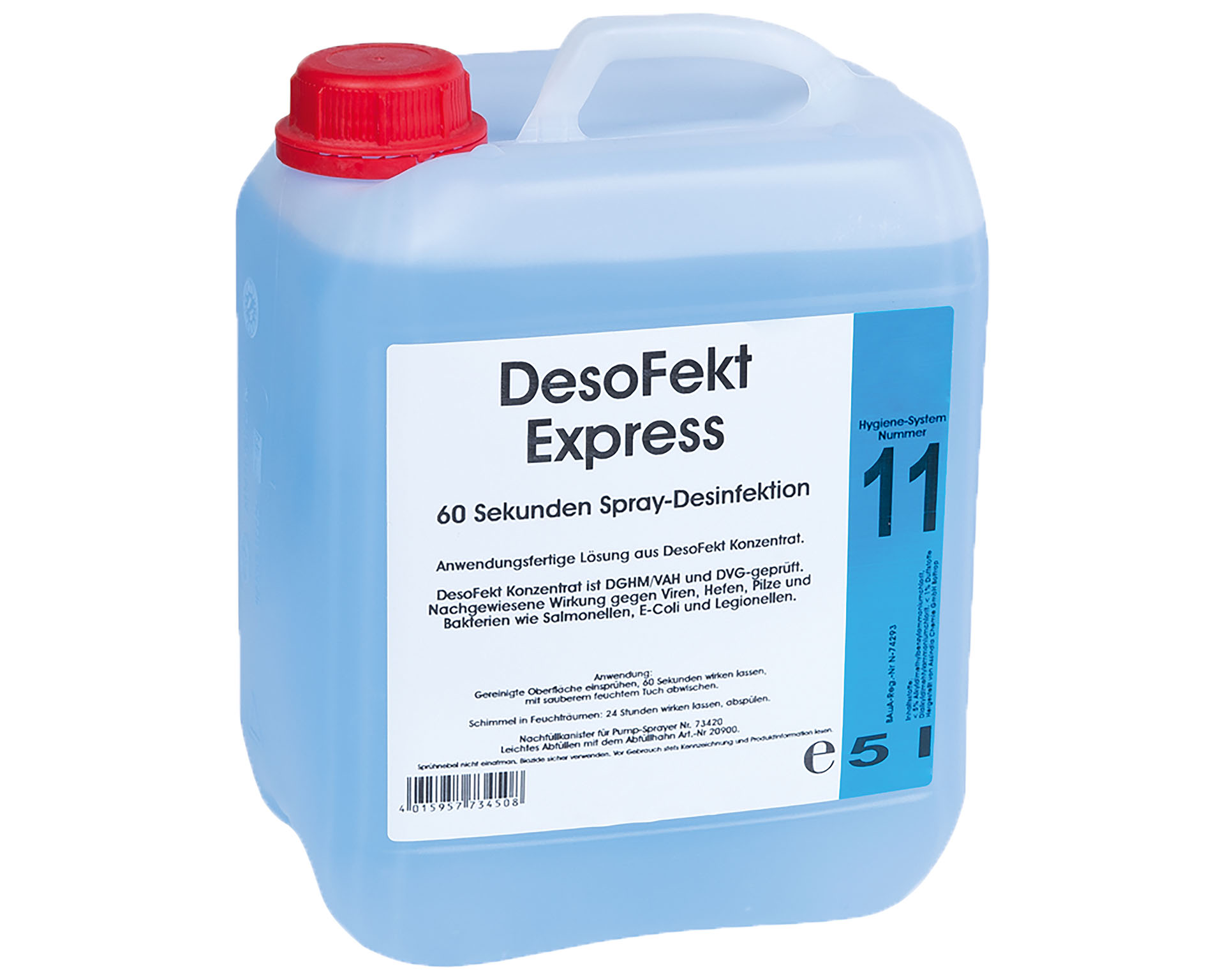 SARO DesoFekt Express 60 Sekunden Spray-Desinfektion

Modell NR.11