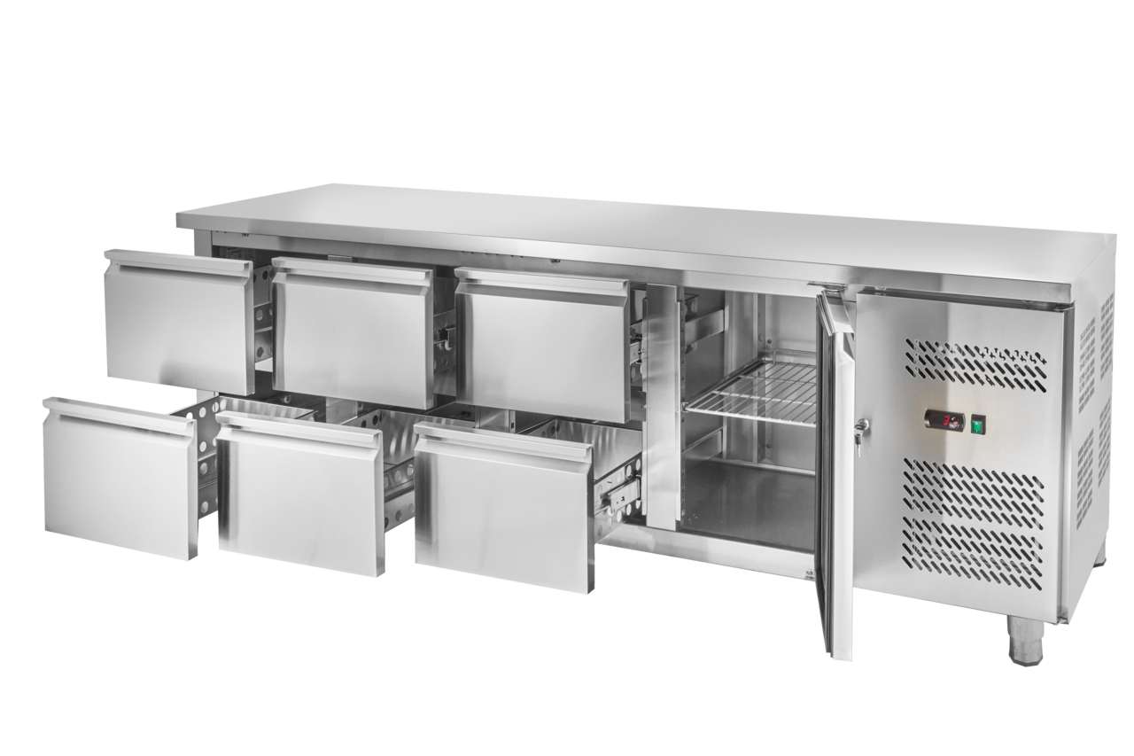 Kühltisch ECO 1/6 - GN 1/1