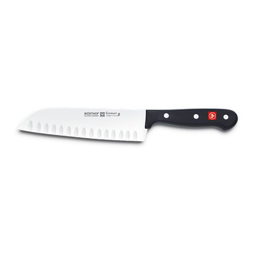 Couteau de Cuisine Santoku - 17cm - avec Encoches - Wusthof - Dreizack