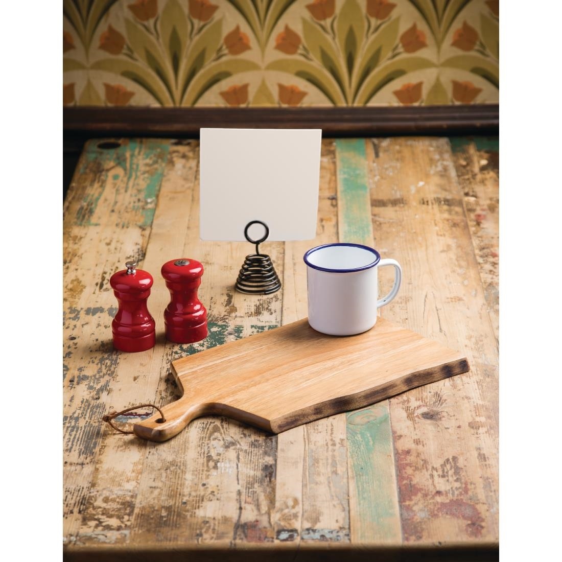 Plank Golvende Rand | Acacia Hout | 305x215mm | Handgreep 75mm