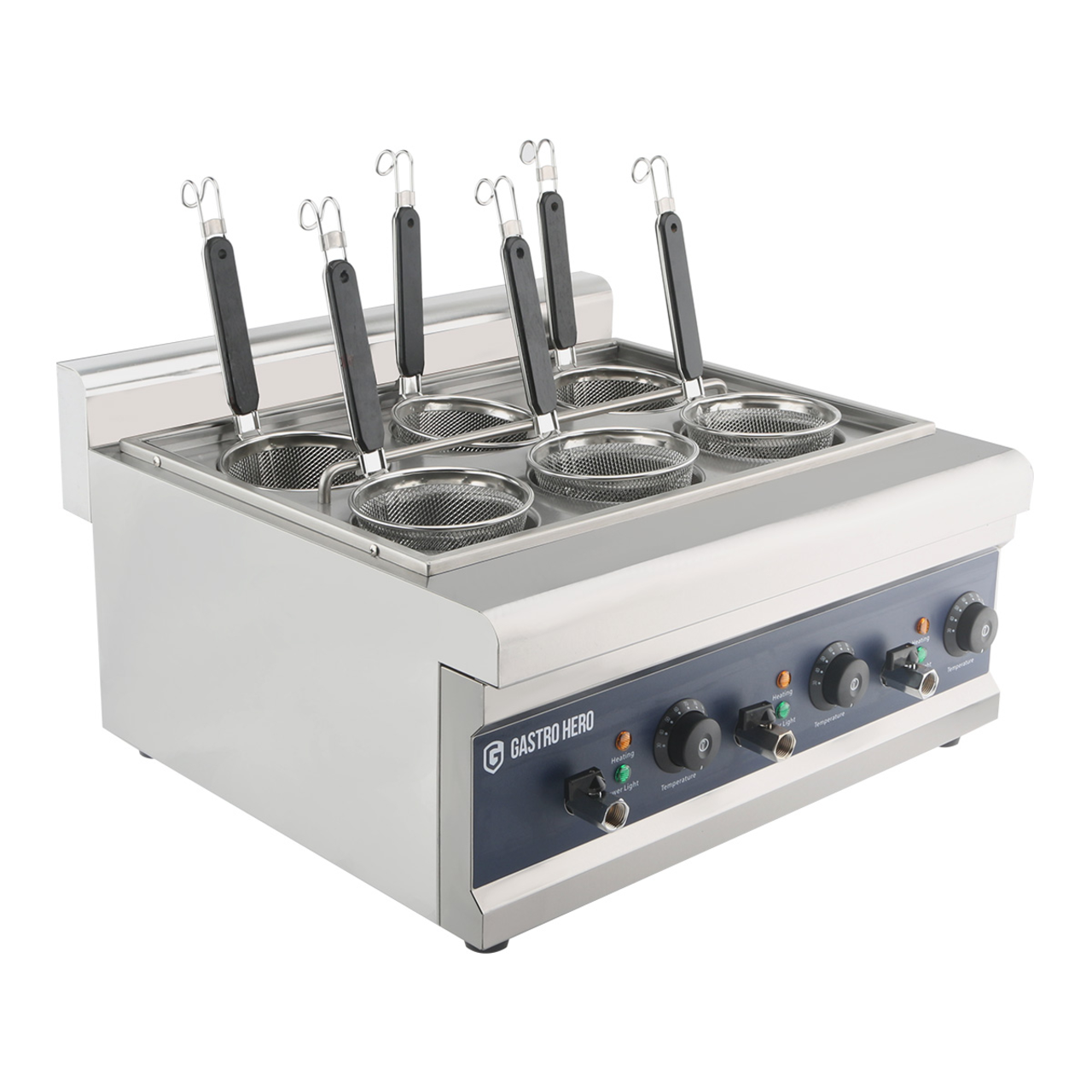 Elektrischer Nudelkocher - 6 Siebe - 24,75l