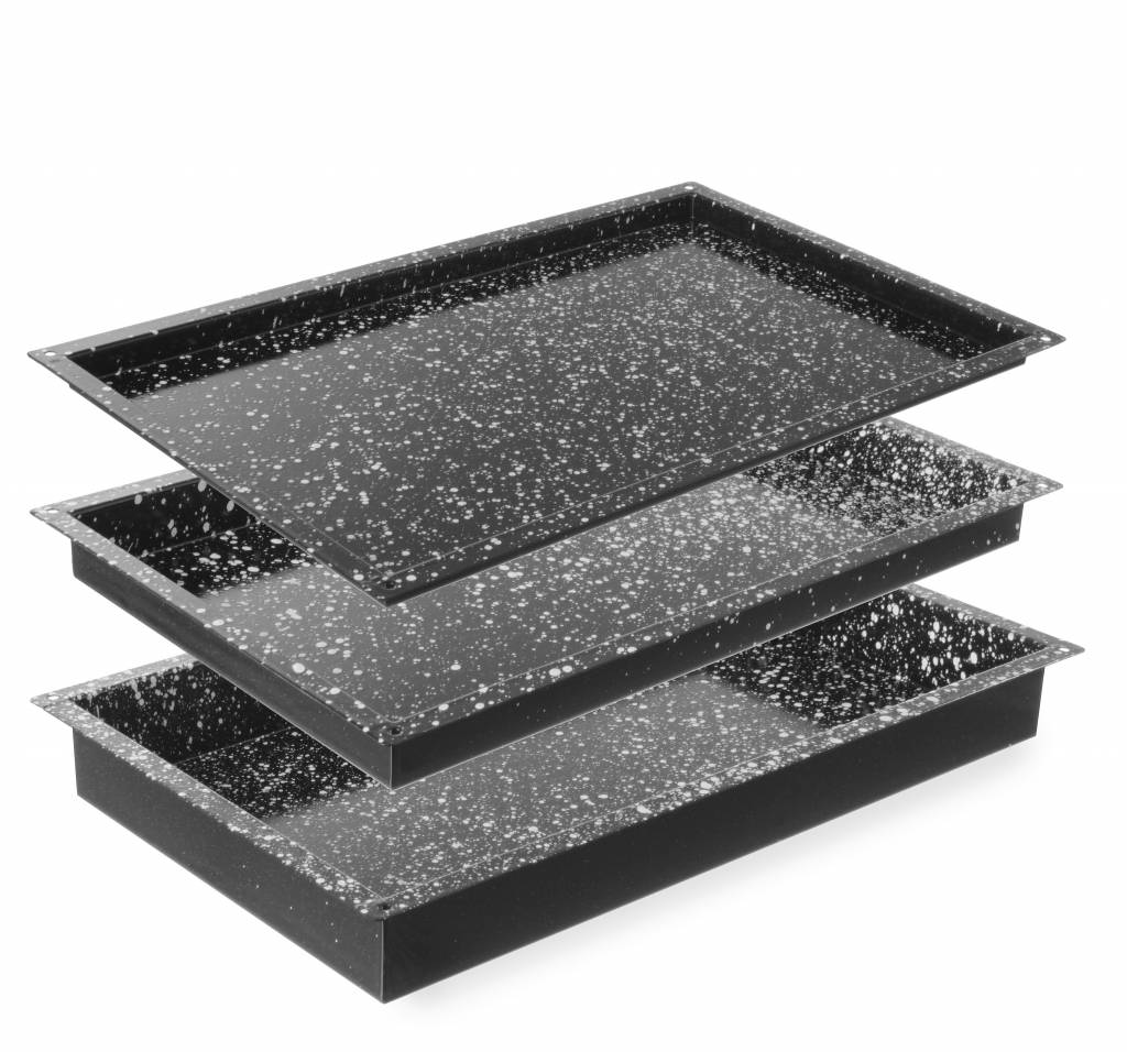 GN Behälter emailliert - 530x325x(h)40mm