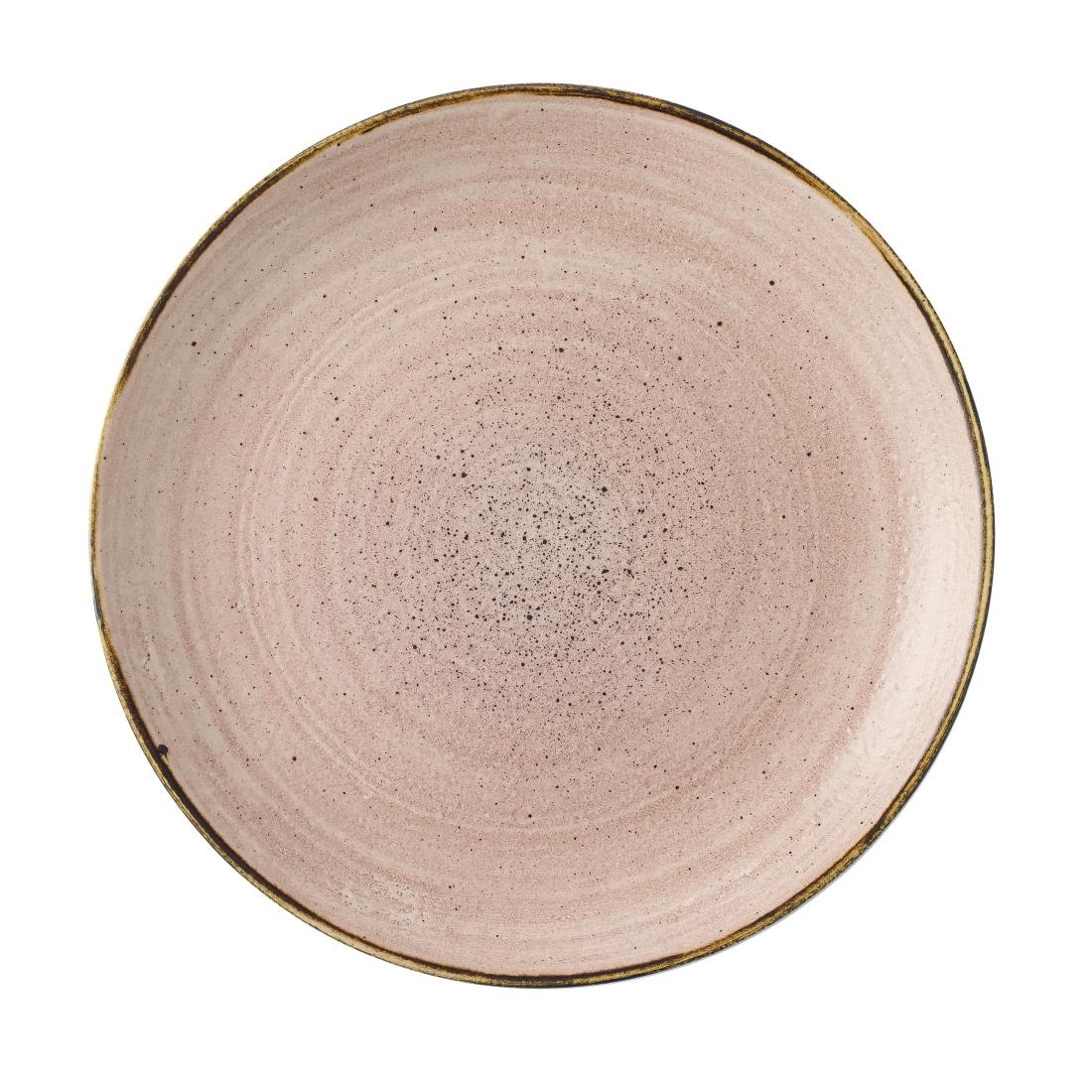 Churchill Stonecast Raw Terracotta Evolve Coupe Teller 220mm (12 Stück)