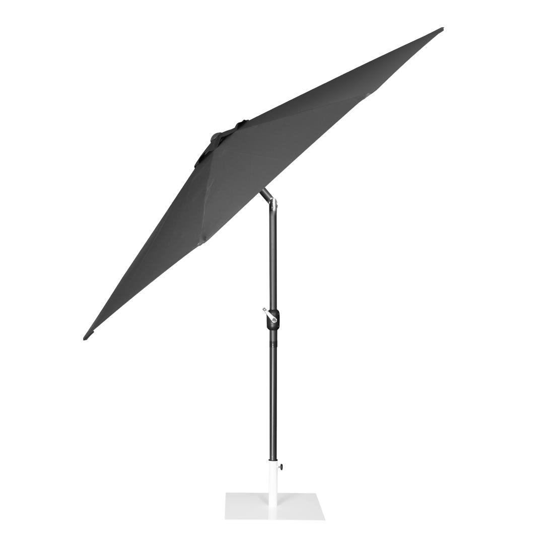 Parasol rond Bolero Seville 3m noir