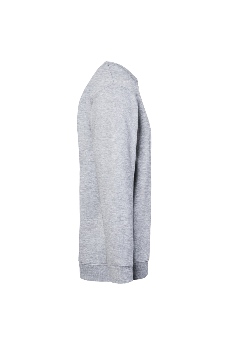 Herensweatshirt In Werkstijl, Gemaakt Van Duurzaam Materiaal - Platinagrijs Gemêleerd - XL