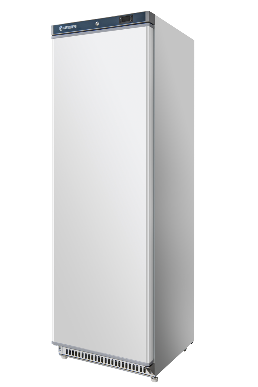 Armoire réfrigérée ECO 400, intérieur en plastique, blanc