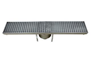 Vloerput - RVS - 891x200x(h)181mm