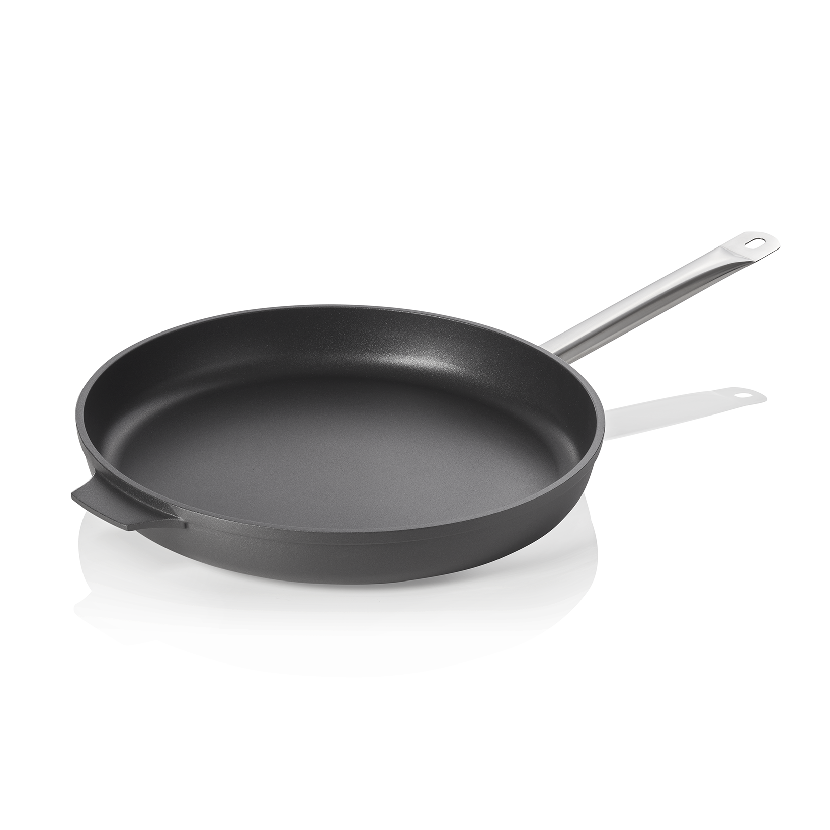 Koekenpan met antiaanbaklaag, Ø 36 cm, aluminium, roestvrij staal