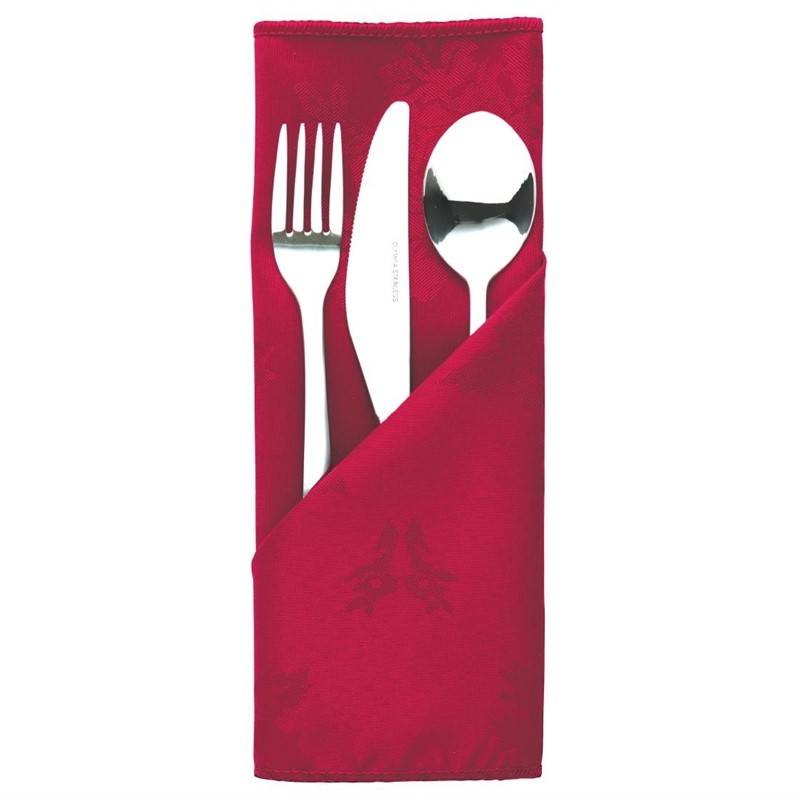Luxury Traditions Servietten | 10 Stück | 56 x 56cm | 100% Polyester | Erhältlich in 3 Farben