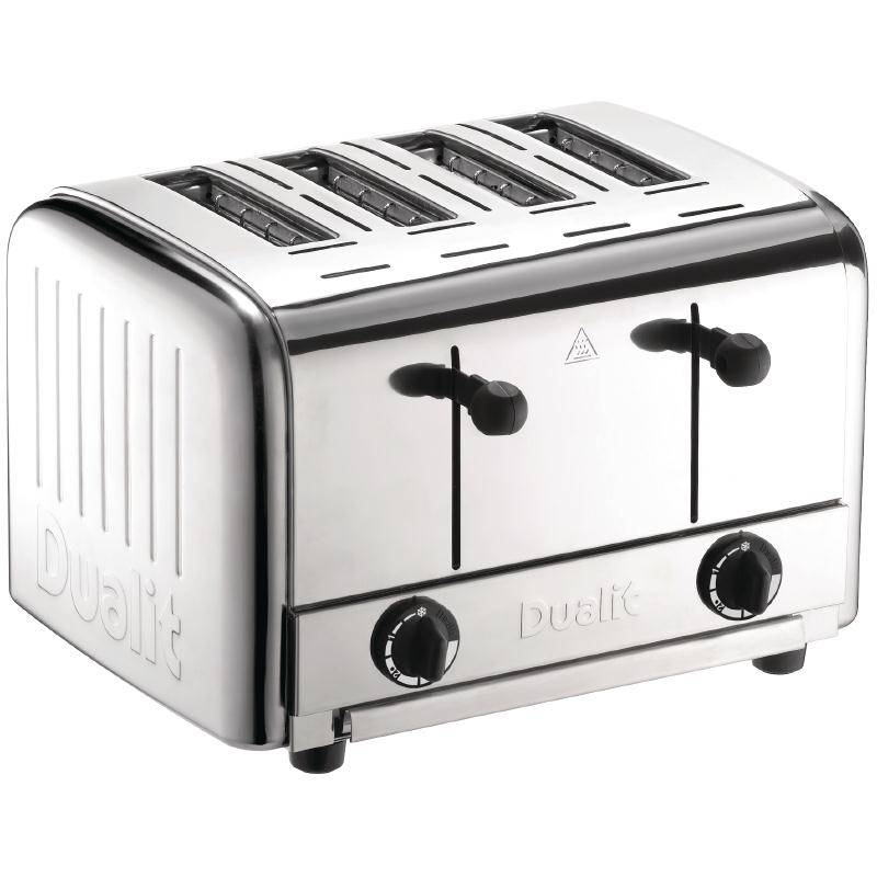 Grille-Pain Inox Dualit | 4 Fentes | 2700W | 120 Tranches/Heure