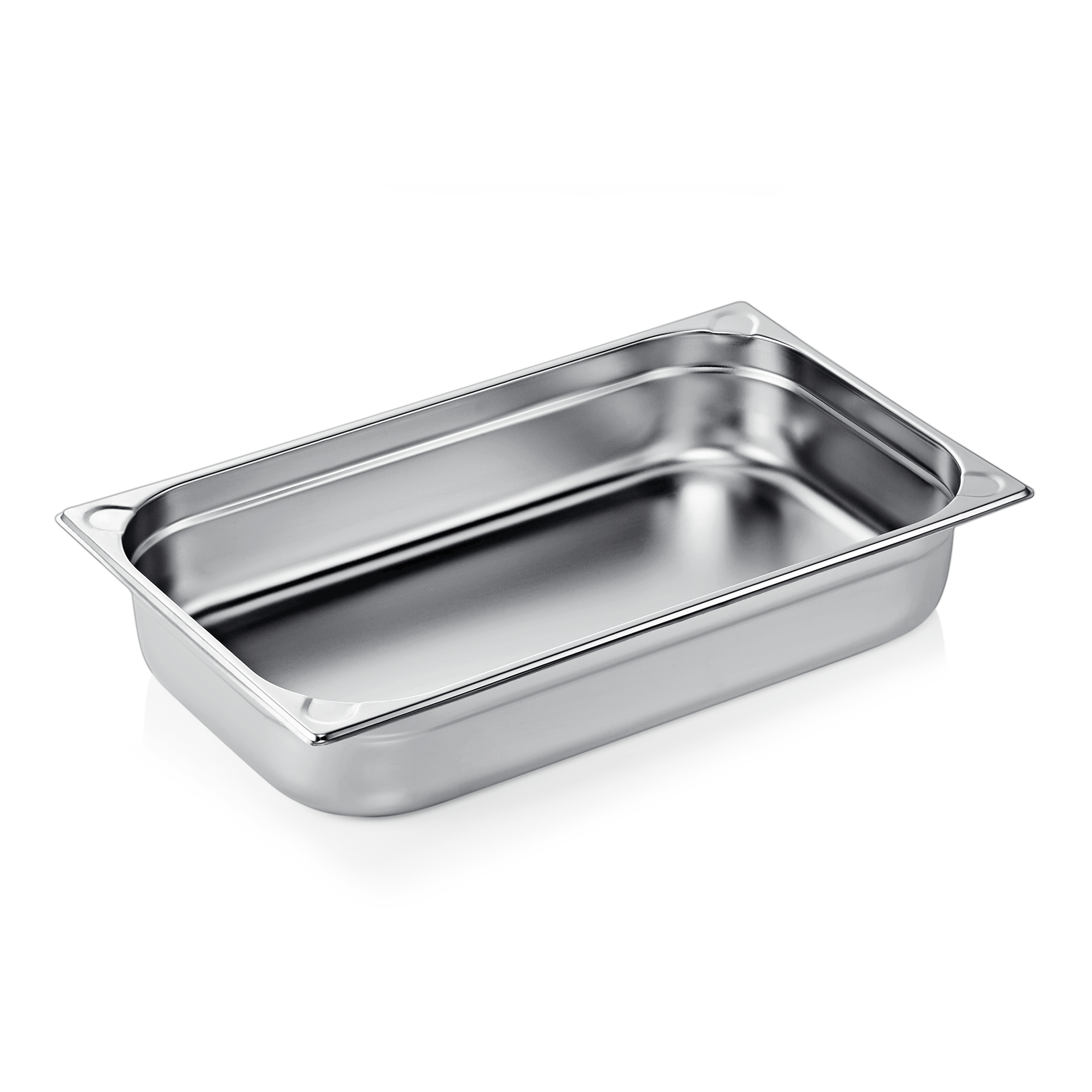 GN-container GN CORE 1/1-100 mm, met U-hoeken, roestvrij staal