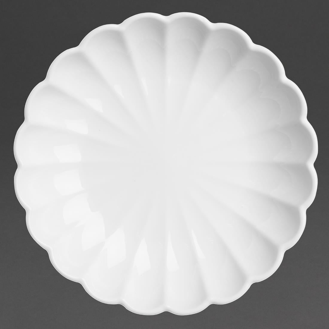 Olympia Bloom Geschulpte Kommen Wit 230mm (6 stuks)