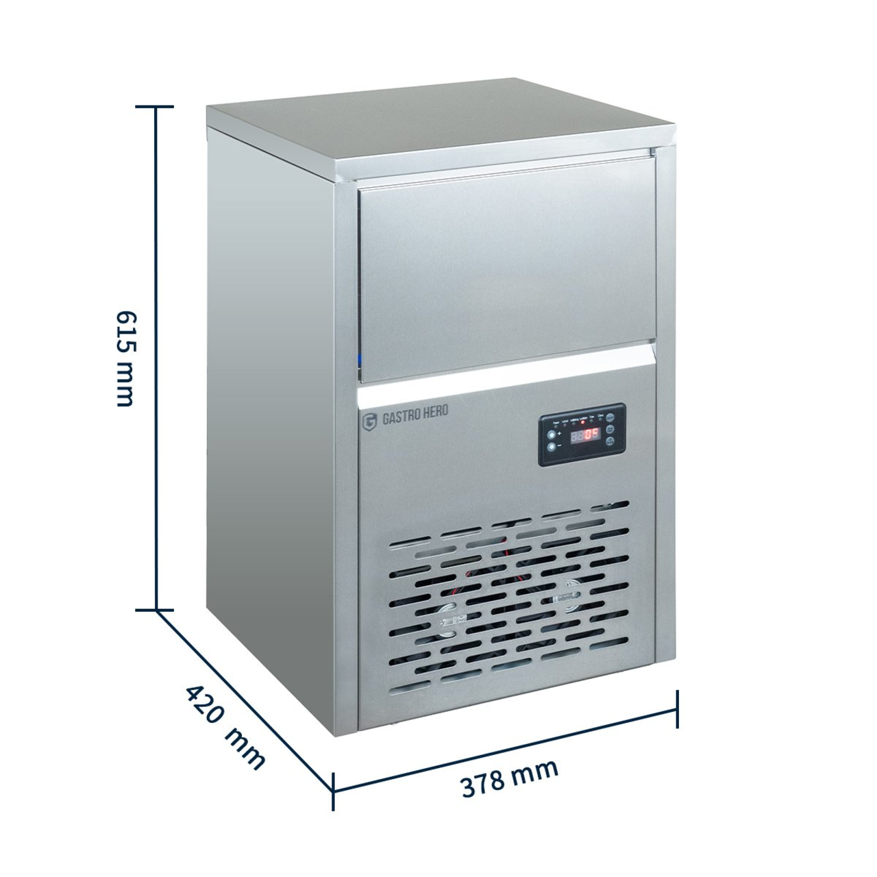 Volle-ijsblokjesmachine ECO 40 kg