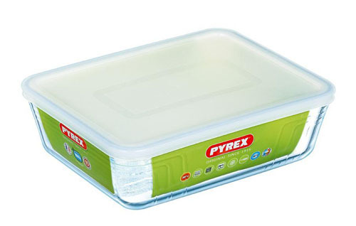 Ovenschaal met deksel Cook&Freez 27 x 22 x 9 cm 4 Liter