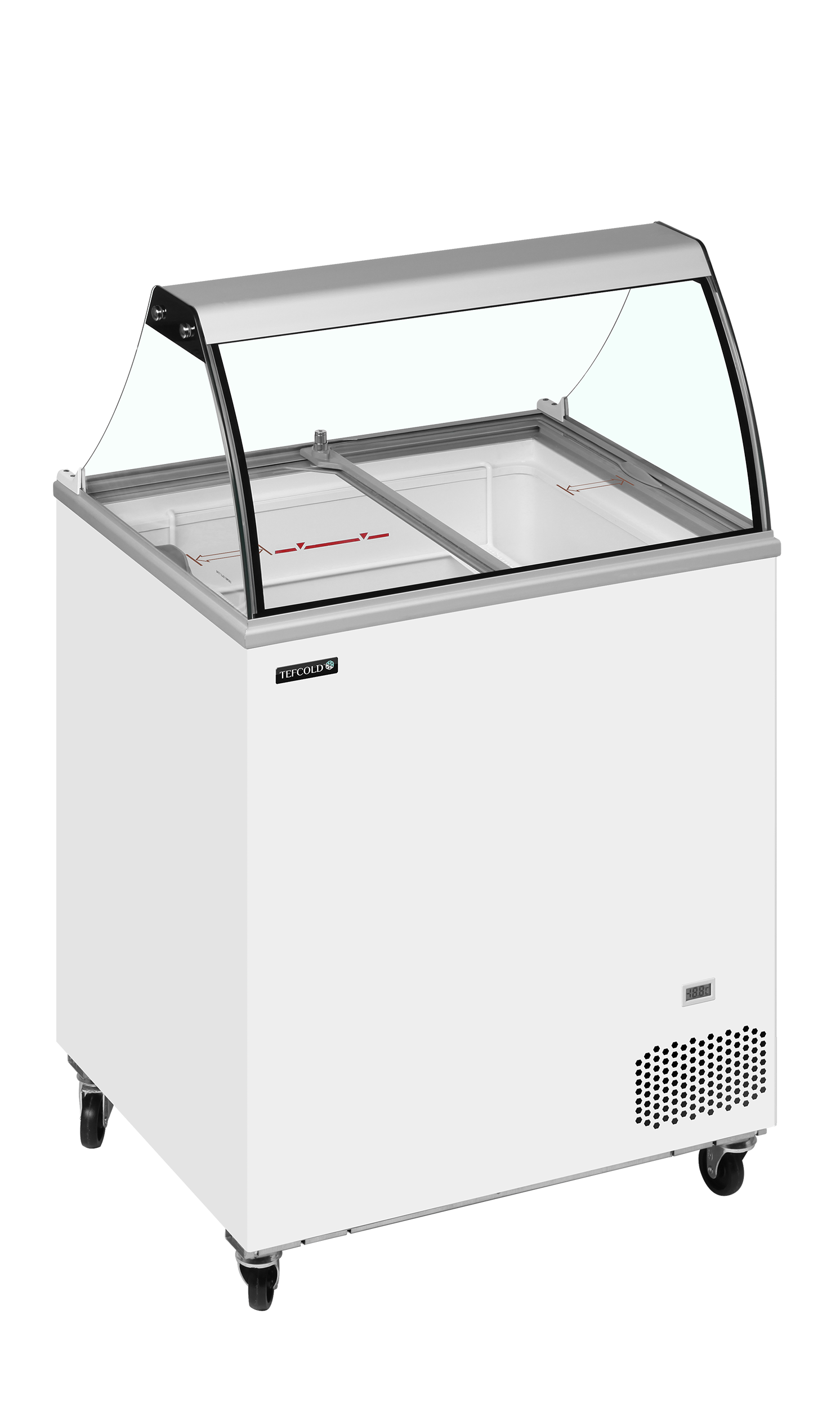 TEFCOLD Speiseeisvitrine - IC201SC+SO