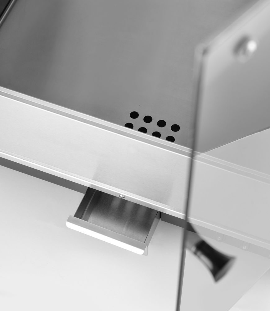 Popcorn-Maschine - 80L - Schwarz - 220-240V/1155W - 560x445x(H)775mm