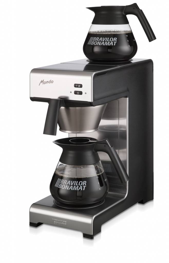 Kaffeemaschine Mondo 2 | Filterkaffee | 2 Glaskannen | 195x406x(h)446cm
