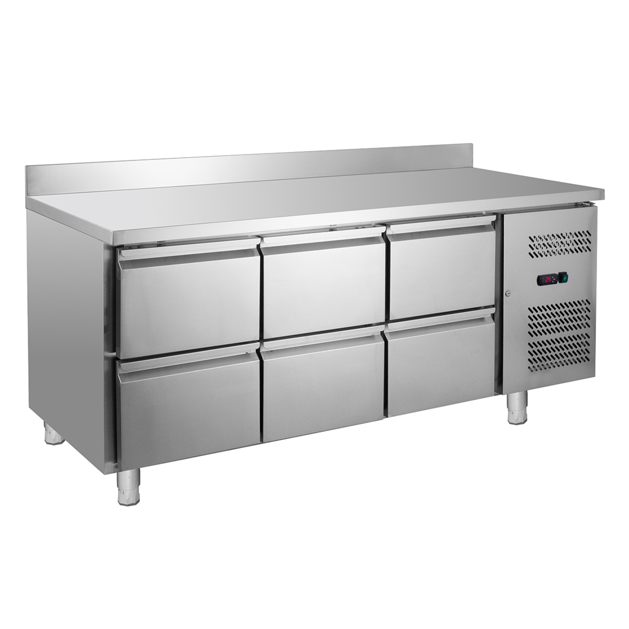 Kühltisch ECO 0/6 mit Aufkantung - GN 1/1