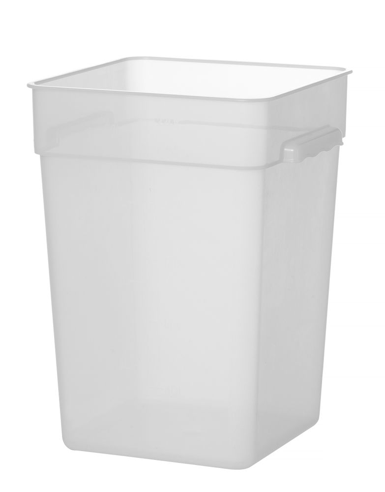 Conteneur alimentaire avec graduation - 20,8L - 290x290x(H)400mm