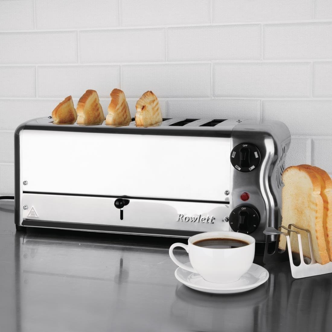 Rowlett Esprit 6 Slot Toaster Chrom