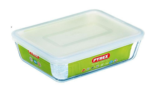 Ovenschaal met deksel Cook&Freez 22 x 17 x 6 cm 1.5 Liter