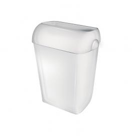 Abfallbehälter 42 Liter | Kunststoderf Weiß | Stehend oder Wandbefestigung