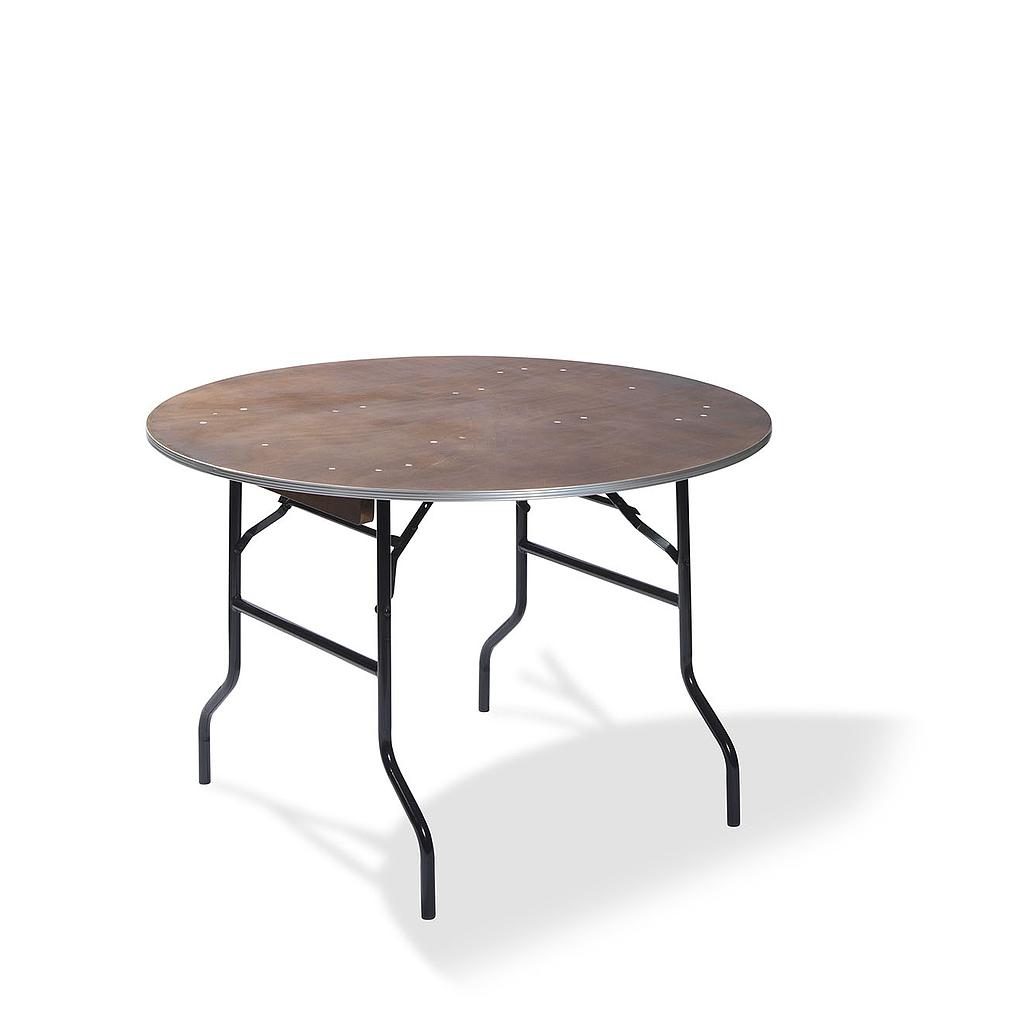 Table de banquet pliable en bois ronde Ø  122 cm, 20122
