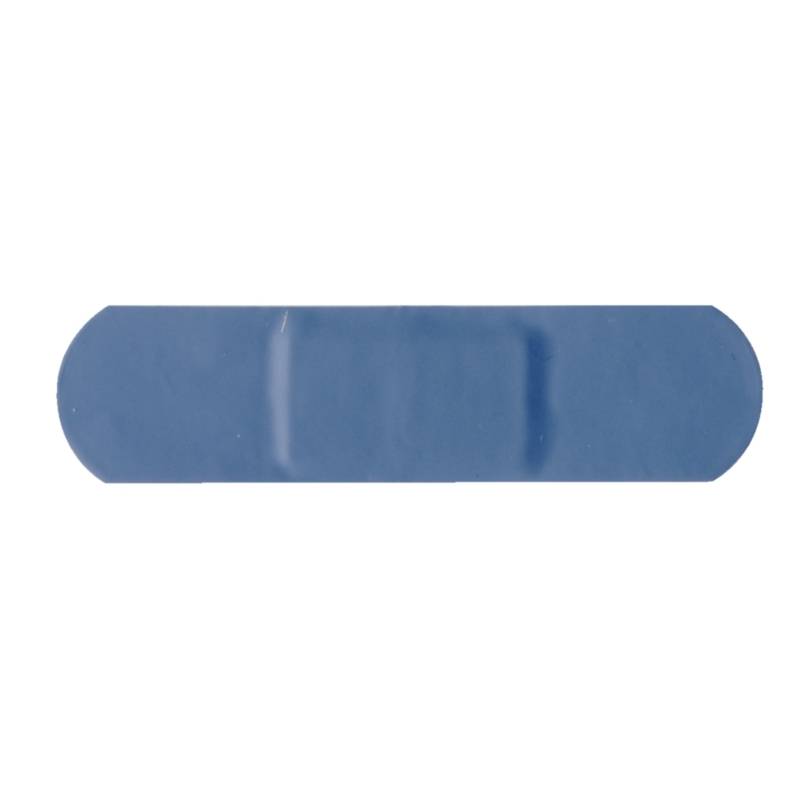Blauwe pleisters - Standaard - 100 stuks