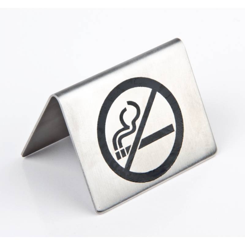 Rauchverbotsschild | Edelstahl