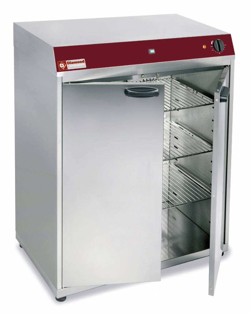 Armoire Chauffe-Assiettes | 120 Assiettes | 30/130 degrees | 800x460x(H)870 mm