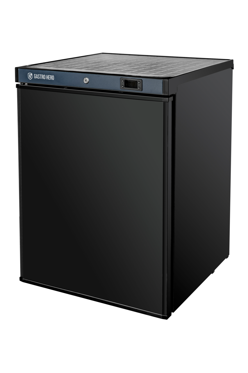 Armoire réfrigérée ECO 200, intérieur en plastique, noir