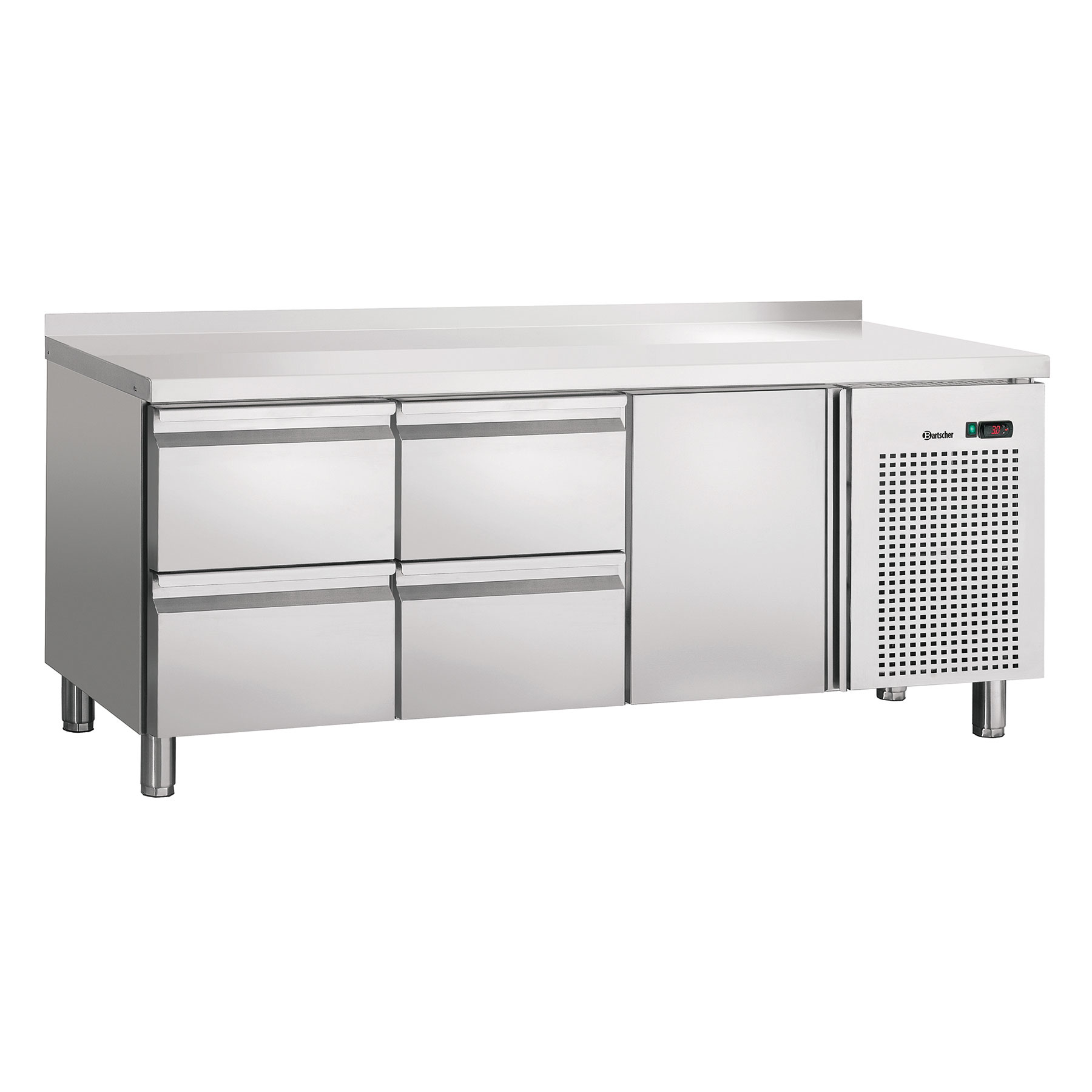 Koelwerkbank S4T1-150MA 4 lades+1 deur - 1792x700x(h)850mm