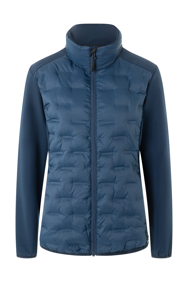 Damen Hybrid-Jacke  Outdoor-Pro, aus nachhaltigem Material - Marine - L