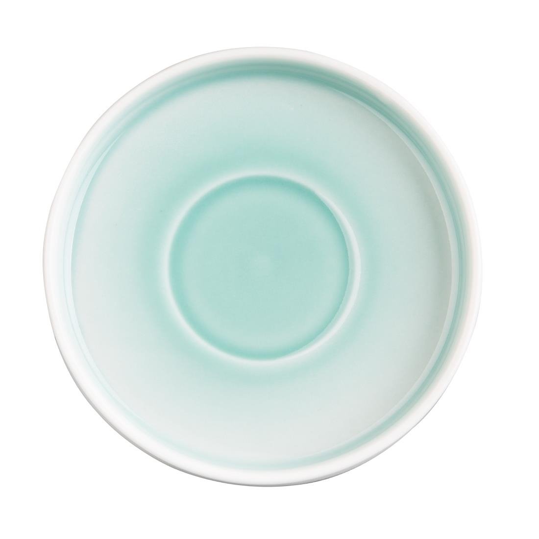 Soucoupes Olympia Fondant vertes 135mm (lot de 6)