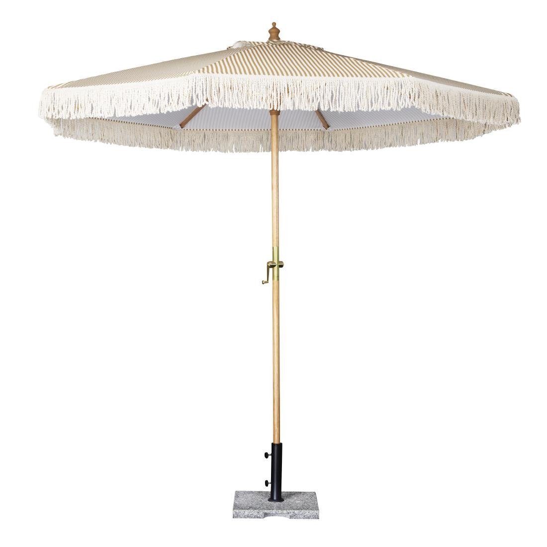 Parasol rond à rayures Bolero Sicile 2,5m 