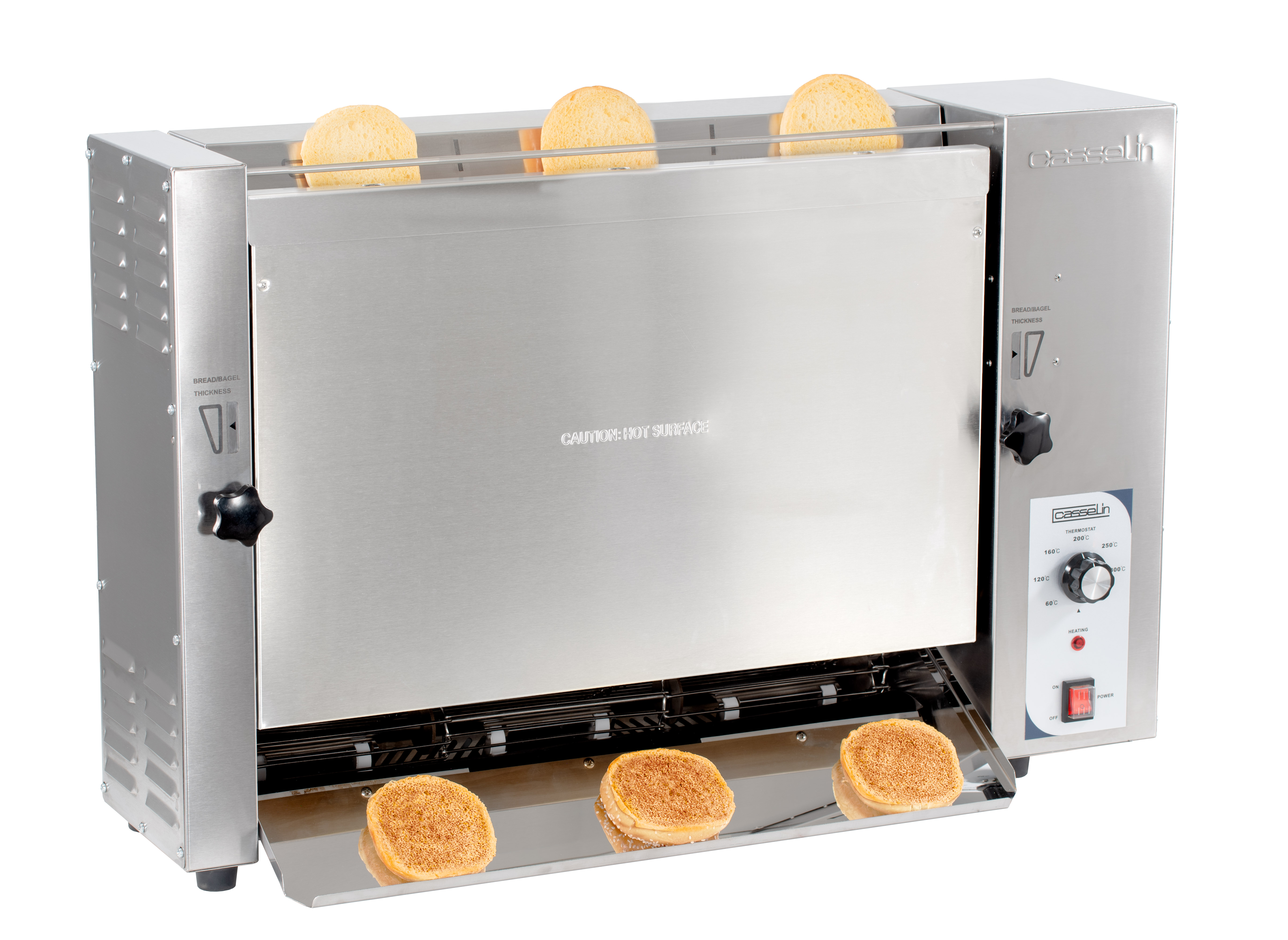 Verticale Toaster 900 - 890x320(H)570 mm