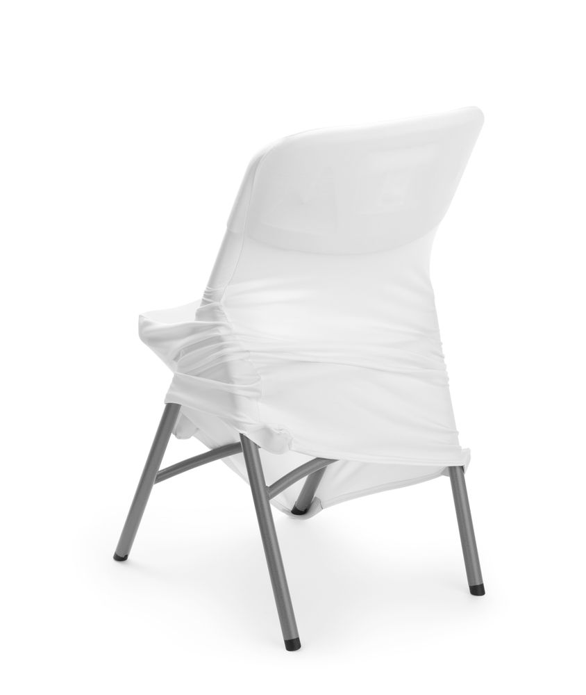 Housse de chaise pliante - 810965 & 910989 - Blanc - 540x440x(H)840mm