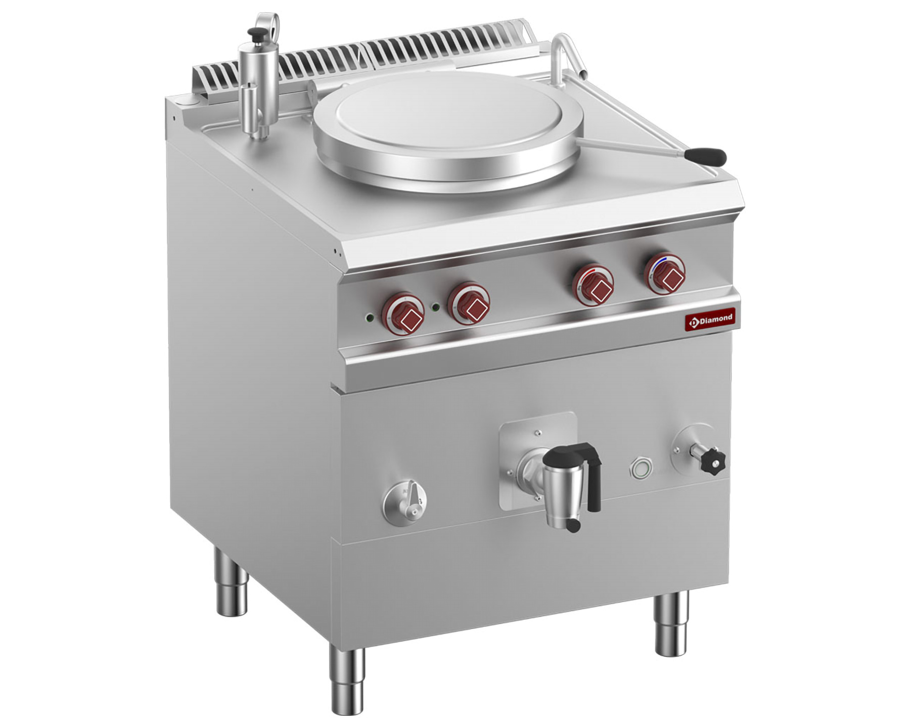 Elektrischer Kochkessel 50L – Indirekte Heizung 400V