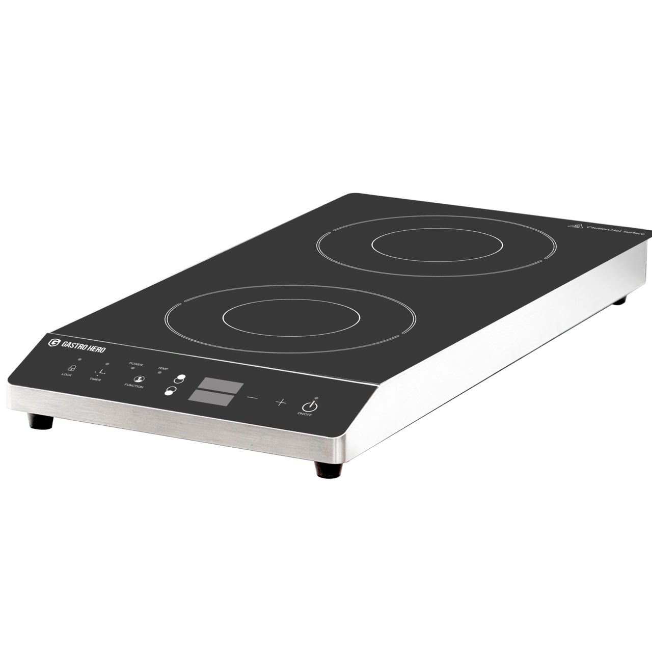 Dubbele inductiekookplaat ECO - Verticaal - 1,8 kW & 1,7 kW