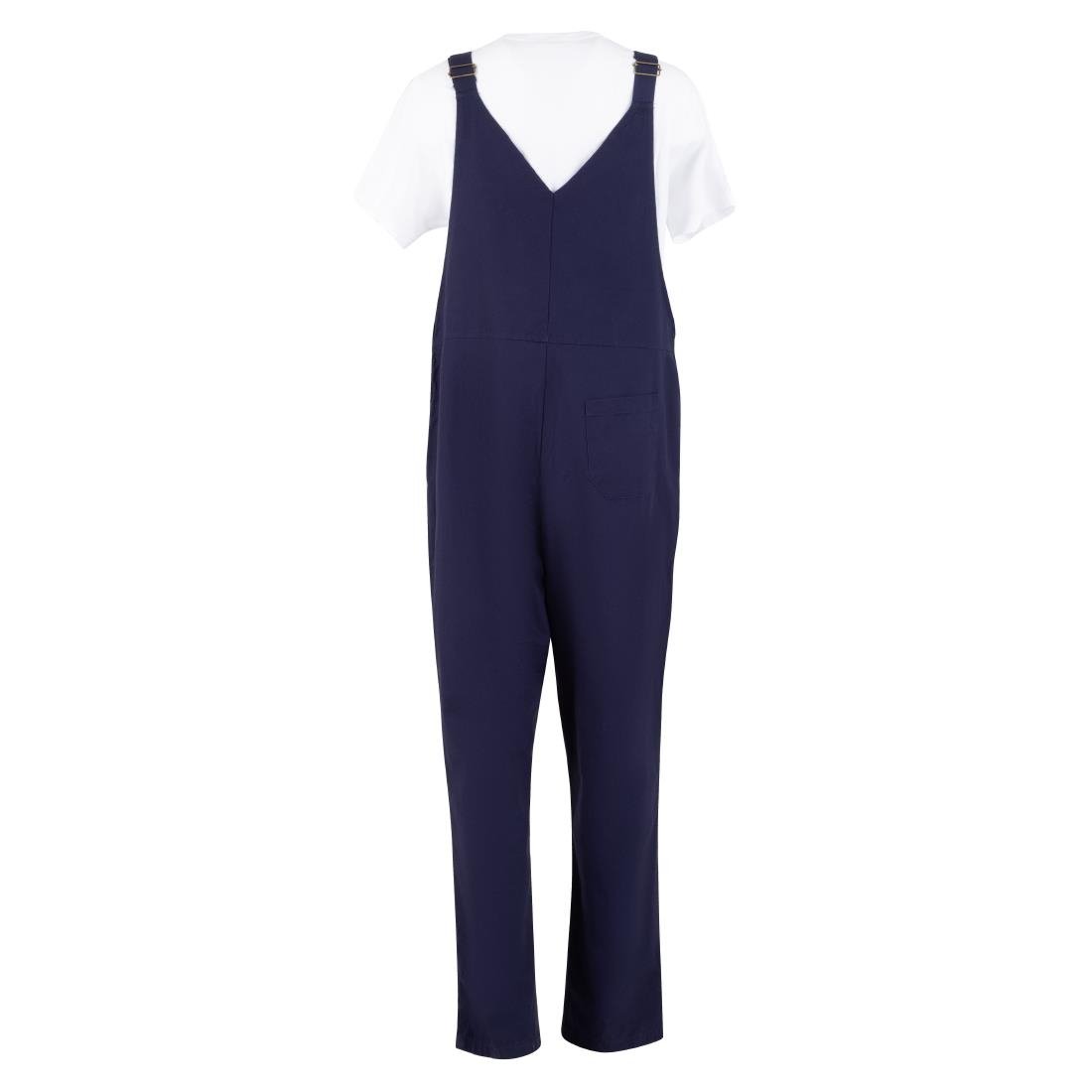 Salopette à plastron et bretelles en toile de coton Southside bleu marine L Salopette à plastron et bretelles en toile de coton Southside bleu marine L