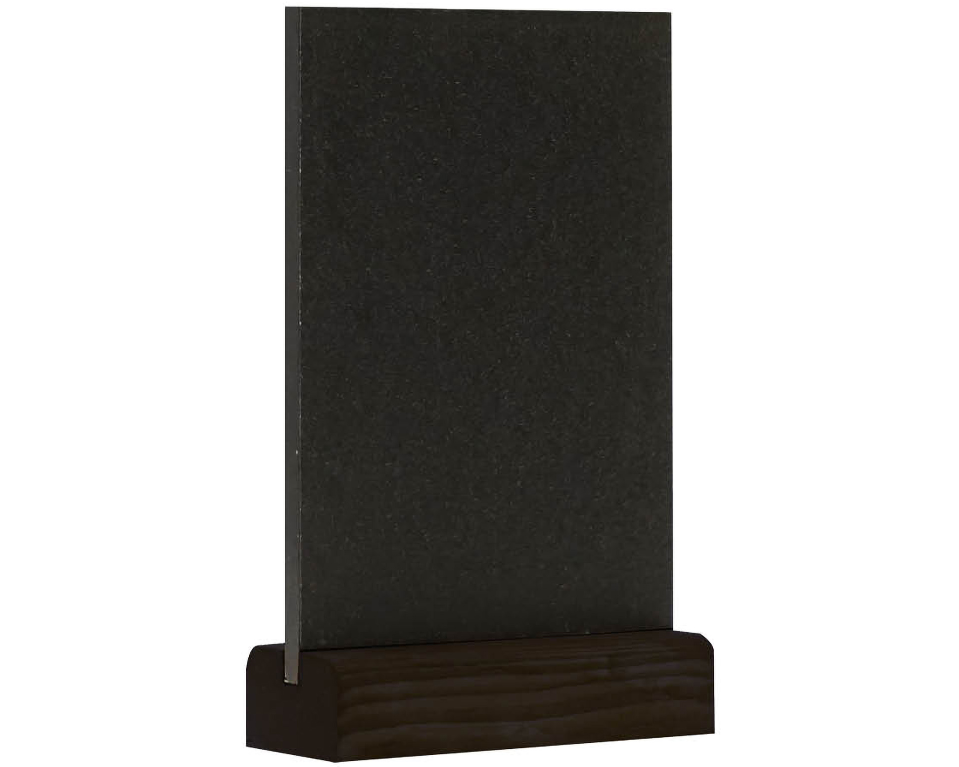 Tableau noir A6 format portrait - socle noir