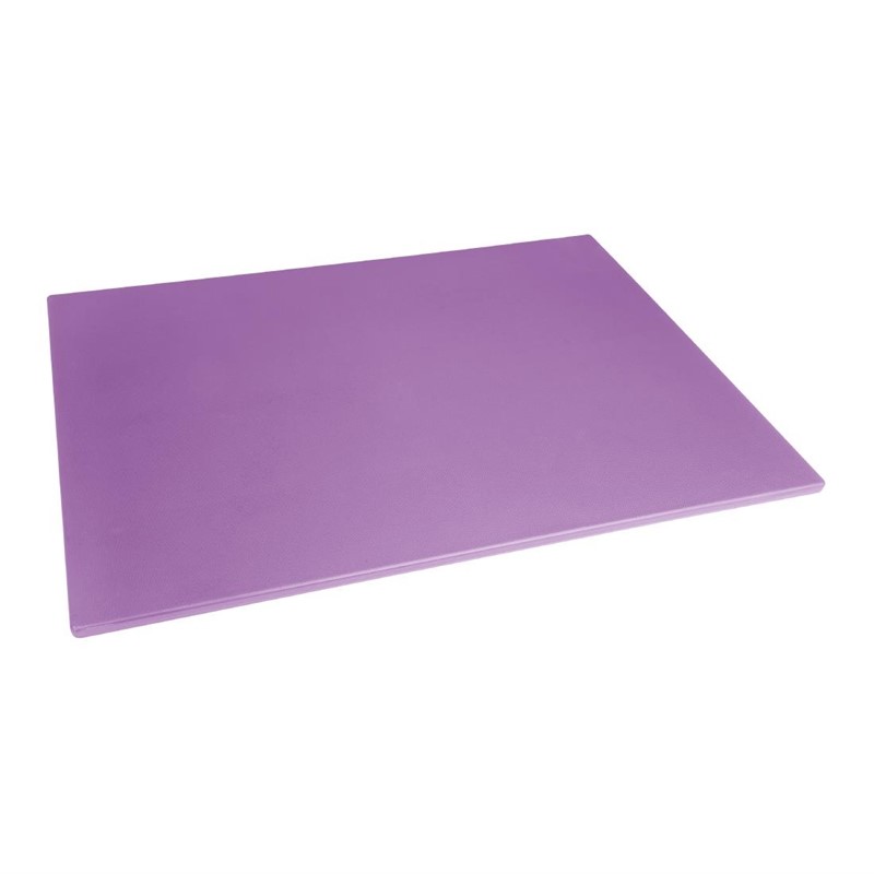 Planche à découper Hygiplas LDPE violet 600x450x10mm