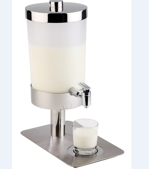 Melkdispenser 6 Liter | 2 Koelelementen met Aftapkraan | 210x350x(h)480 mm