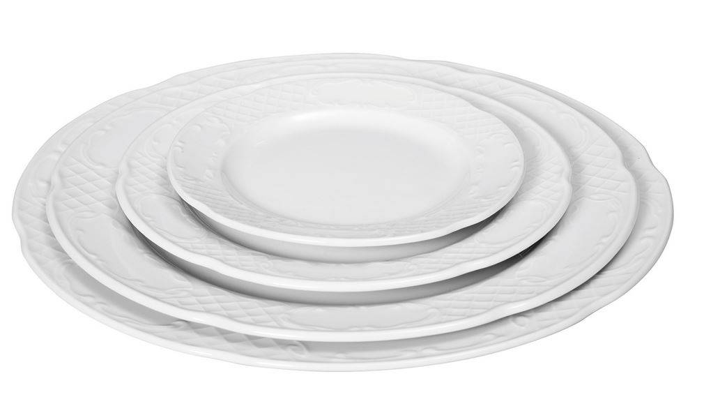 Assiette Plate FLORA - Porcelaine Blanche - Ø270mm