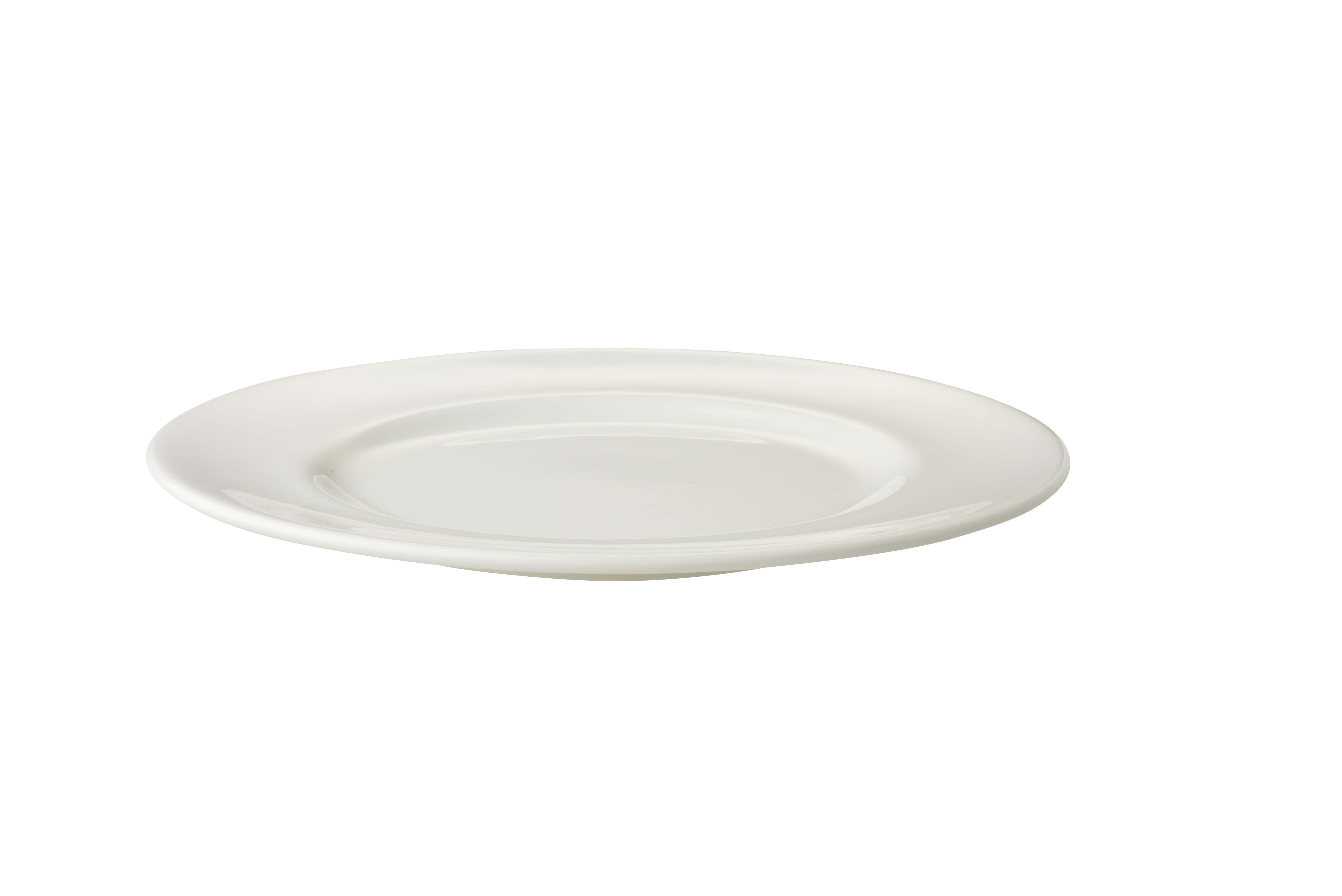 Bord 033 Lux 23.5 cm Offwhite Porselein