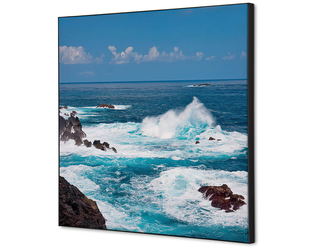 Wanddekoration Meer und Wellen - 400x400mm